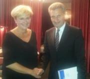 Federica Guidi e Günther Oettinger
